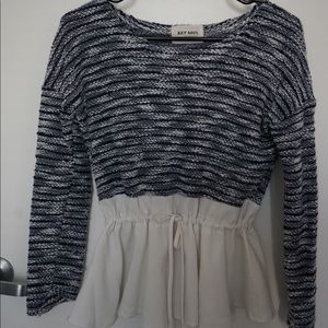 Knit Peplum Sweater